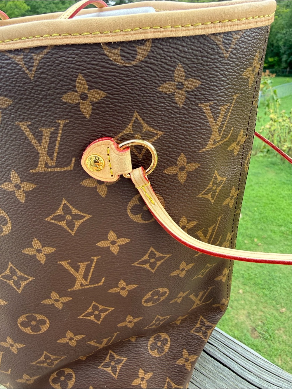 Brown Monogram Canvas Tote Bag - Picture 6 of 15